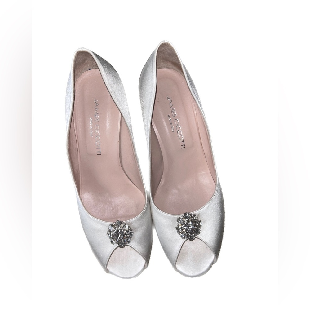 James Ciccotti Milena Bridal heels, dyeable 38